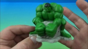 2008 THE INCREDIBLE HULK set of 6 BURGER KING MOVIE COLLECTIBLES VIDEO REVIEW