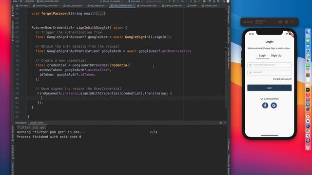 Google Sign In || Event Management App Flutter смотреть онлайн