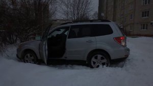 Yokohama Geolandar G95A on Subaru Forester III SH in winter