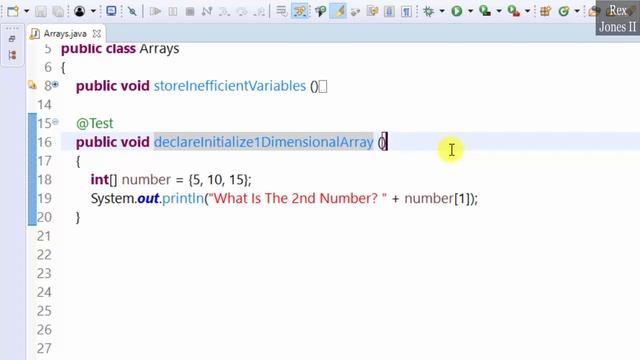 ✔ Java 1-Dimensional Arrays | (Video 97)