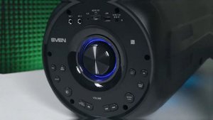 Видео распаковка SVEN PS-770 ? Bluetooth колонка с караоке для двух микрофонов.