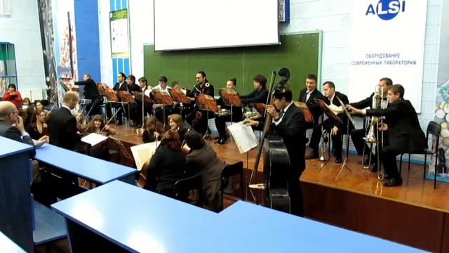 Выступление симфонического оркестра. 10-Летний юбилей кафедры управления качеством НФаУ смотреть онлайн