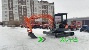 Японский экскаватор HITACHI EX30UR  глубина копания 3 метра объём ковша 0.07 куб м прогрессавто