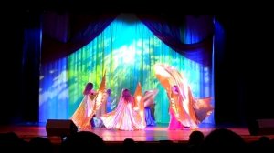 восточный танец с крыльями oriental pearl