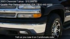 2003 Chevrolet Tahoe LT 4WD - for sale in Roseville, CA 9567