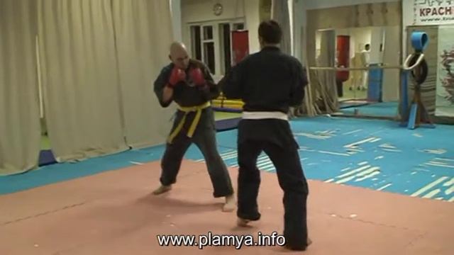 ПЛАМя - рукопашный бой - захват ноги смотреть онлайн