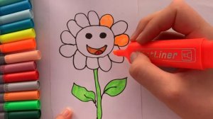 Easy to draw and to watch flower ?