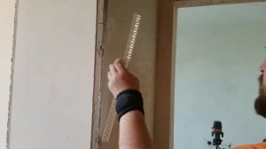 Монтаж перфорированых уголков. Фрезеровка углов.