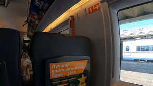 Путешествие из Москвы в Санкт Петербург на Сапсане/ A trip from Moscow to St. Petersburg on Sapsan