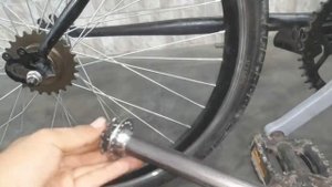 chainless casero. bicycle without chain