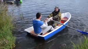 fiberglass boat “VIZA legant-280” (with oars)
