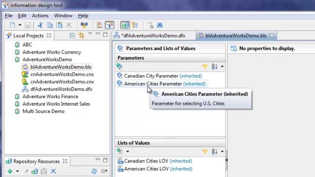 Business Objects 4x Information Design Tool - Prompts, Parameters and LOV смотреть онлайн