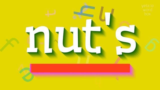 HOW TO SAY NUT'S? #nut's