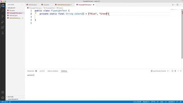 How to Build a Flyweight design pattern using java with example