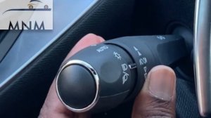 how to switch on fog lights in a Peugeot 308