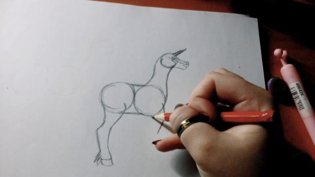 Как рисовать единорога.