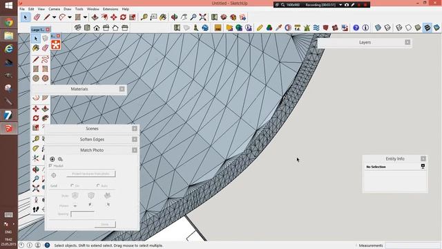 SketchUp - тонкости импорта 3d dwg. 1 урок смотреть онлайн