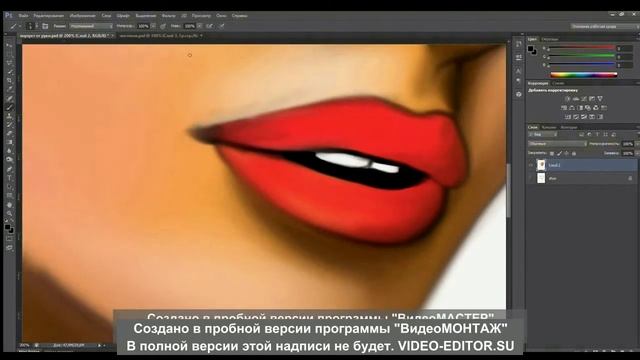 Портрет в технике Цифровая живопись