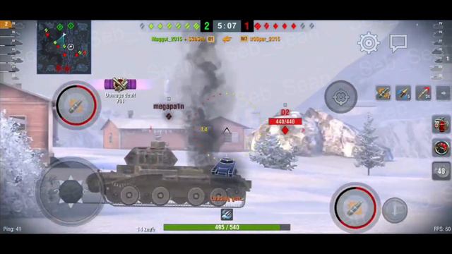 B1 France tier IV Heavy Tank Clutch | WoT Blitz смотреть онлайн
