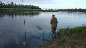 Рыбалка на берегу реки Припять/ч.1