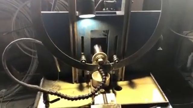 вырезание фаски у наружнего ограничителя прокладки СНП смотреть онлайн