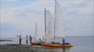 Парусный катамаран Yarkat, Ладожское озеро. 2014