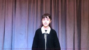 Конкурс чтецов Поэтика | Гаджиева Фатима  | " Несказанное, синее, нежное" |  г. Махачкала