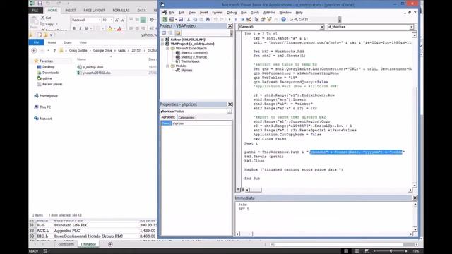 Excel VBA Webscrape Example - Yahoo Finance смотреть онлайн