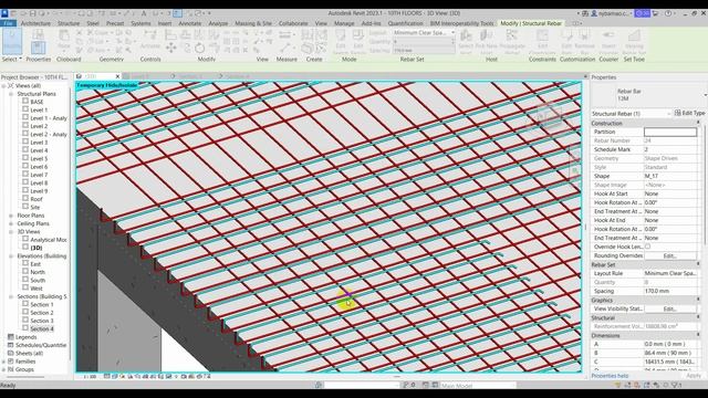 The Detailing Rebar Slab Tutorial in Revit 2023 смотреть онлайн
