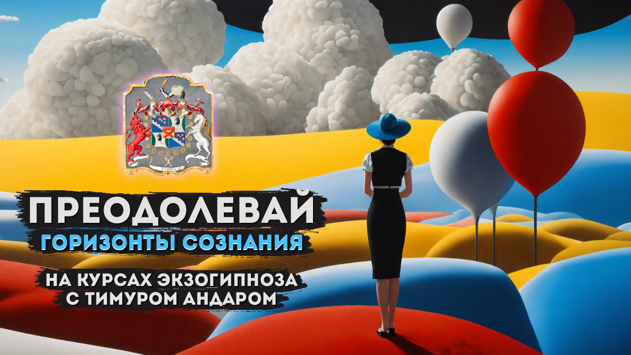 Преодолевай горизонты сознания на курсах Экзогипноза с Тимуром Андаром