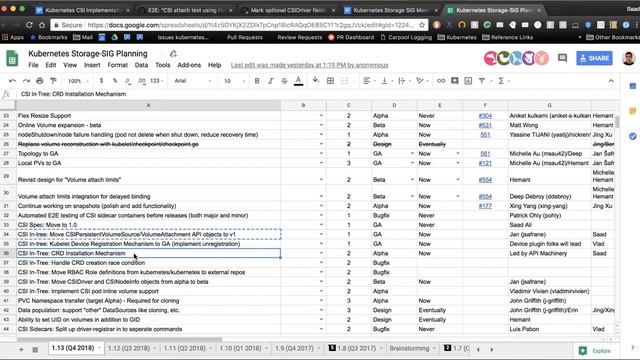 Kubernetes SIG Storage - CSI Implementation Workgroup 20181003 смотреть онлайн