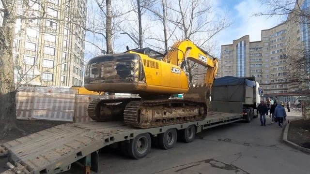 ПЕРЕВОЗКА ГУСЕНИЧНОГО ЭКСКАВАТОРА