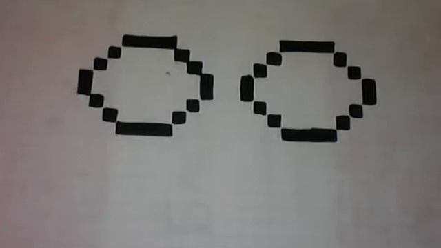 Рисунки по клеточкам #1. Мордочка котика. смотреть онлайн