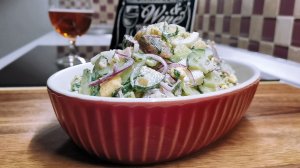 НОВЫЙ САЛАТ со СКУМБРИЕЙ! Закуска на любой стол, отличное сочетание простых ингредиентов!.mp4