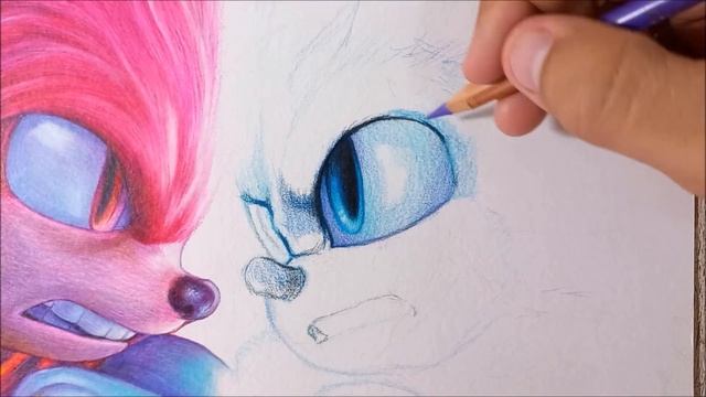 Drawing Sonic vs Knuckles (Sonic the Hedgehog 2) | Fame Art смотреть онлайн
