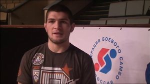 16.12.14г Хабиб Нурмагомедов на ЧМ по  БОЕВОМУ САМБО (ФБСР)