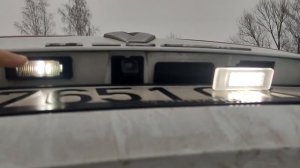 Замена плафона подсветки номерного знака на led Renault Megan 4