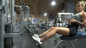 BUILD 2 PROGRAM \\ Weeks 3-4 Day 3 \\ Upper Body \\ WORKOUT IN THE GYM WITH ME