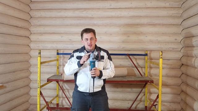 Правильная шлифовка бревенчатых домов. смотреть онлайн
