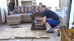 Сборка повортно раскладной журнальный стол сж 05