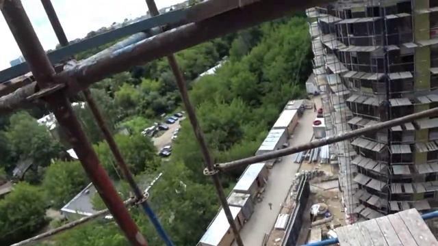 На строительной площадке. ЖК "Плотничный". Нижний Новгород.
