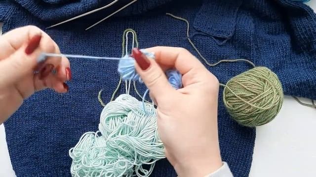 Вязание  Процессы  Жилетка, худи и водолазка