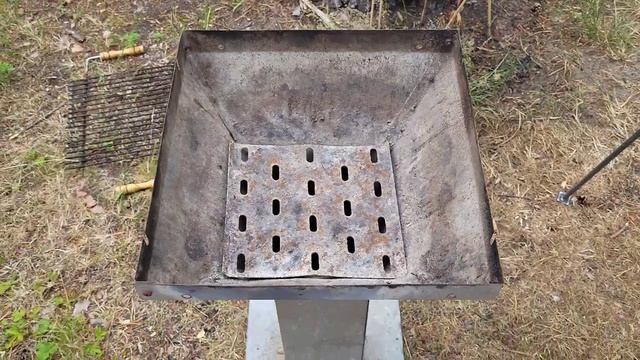 Мангал с двойным дном и ещё один. смотреть онлайн