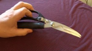 Крутые, профессиональные кухонные ножницы из Китая. Распаковка.