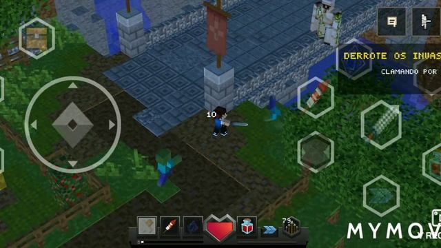 обзор на Minecraft dungeons на андроид!!!! смотреть онлайн