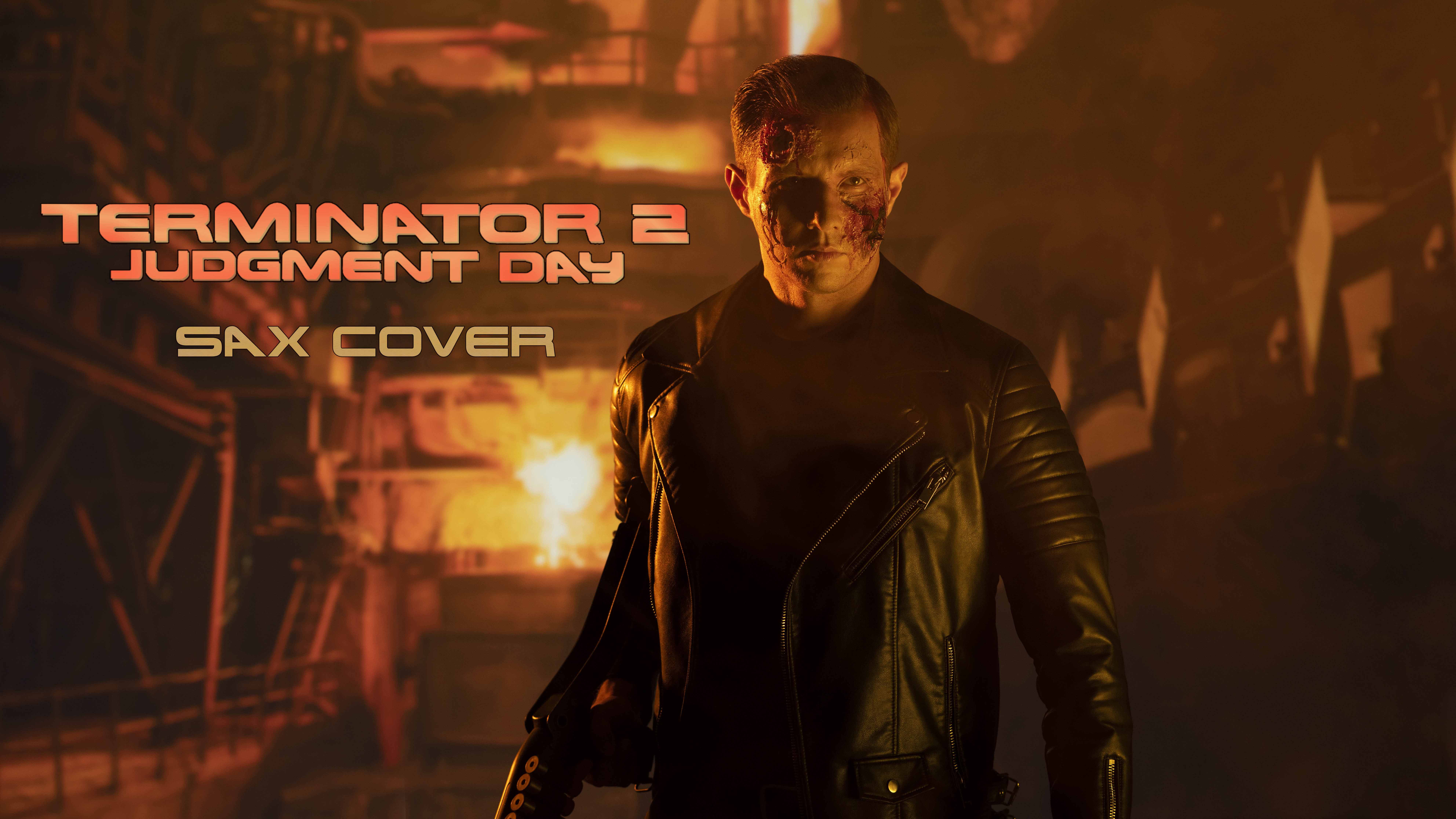 Terminator 2 Judgment Day Theme | Brad FIedel Sax Cover Emil Fayzulin
