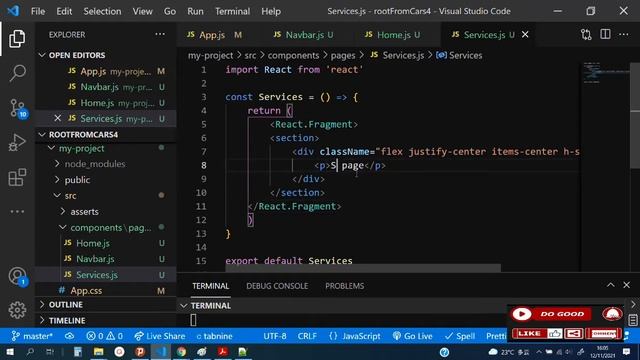 #1 Simple Navbar with React Hooks & Tailwindcss for beginners - React Micro Project смотреть онлайн