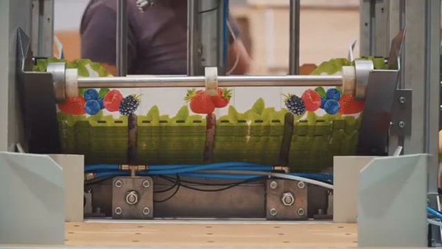 Автоматизированная сборка деревянных ящиков (тары) для сельскохозяйственной продукции. смотреть онлайн