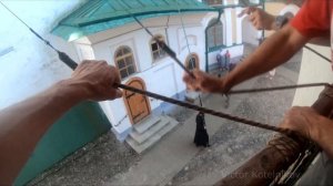 Колокольный звон в Псково-Печерском монастыре