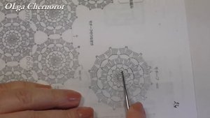 Нарядная платье туника из круглых мотивов. Наряд к Новому Году